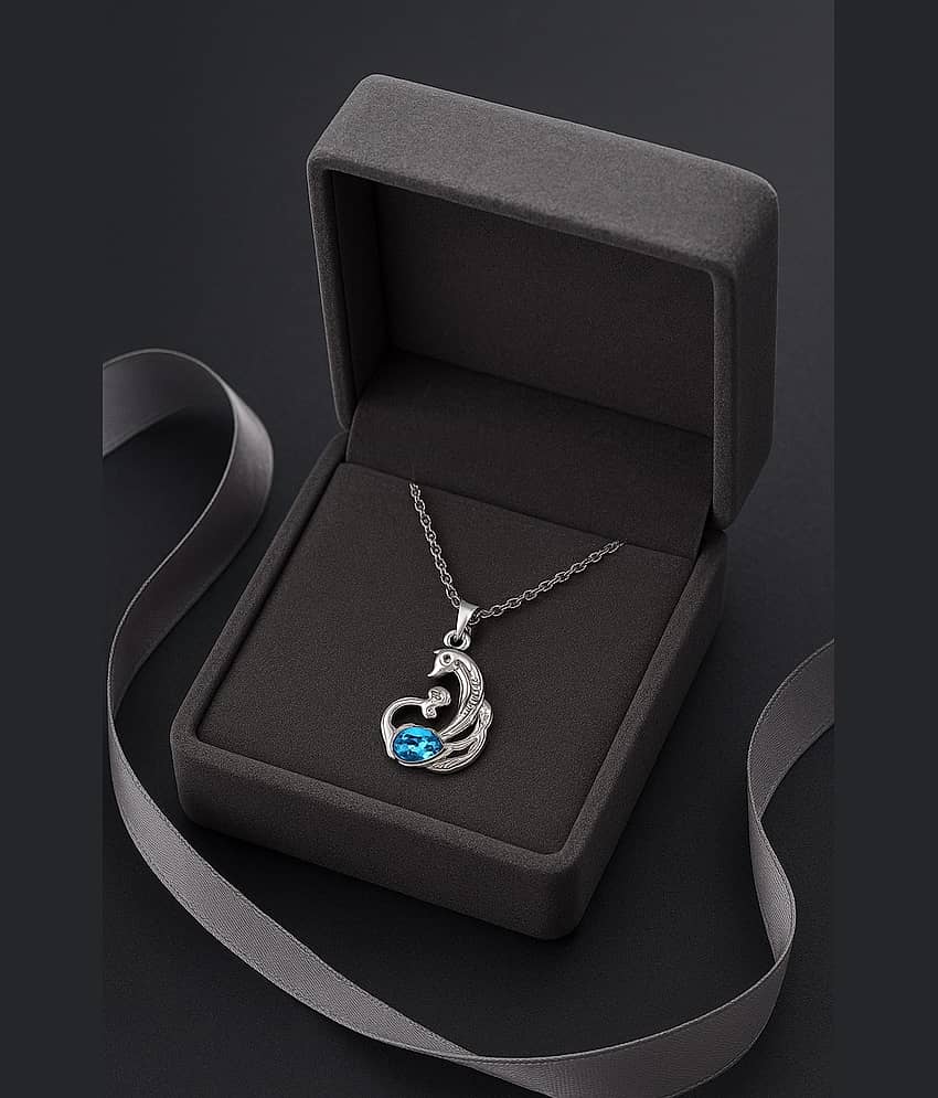 Mikado Silver Alloy Necklace ( Pack of 1 )