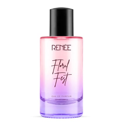 RENEE Floral Fest Eau De Parfum, Premium Long-lasting Fragrance With Notes of Orange, Mandarin, Osmanthus, Rose & Vanilla, Scent for Every Occasion, Ideal Perfume for Women, 50Ml RENEE Floral Fest Eau De Parfum, Premium Long-lasting Fragrance With Notes 