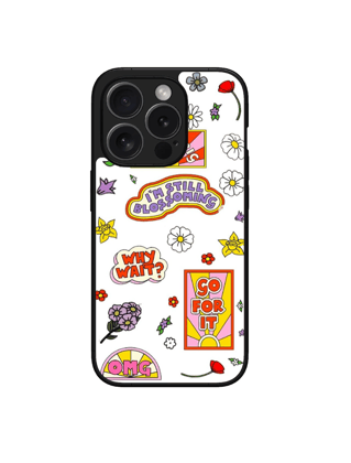 I'm Still Blooming Motivational Quote Custom Glossy Metal Bumper Case