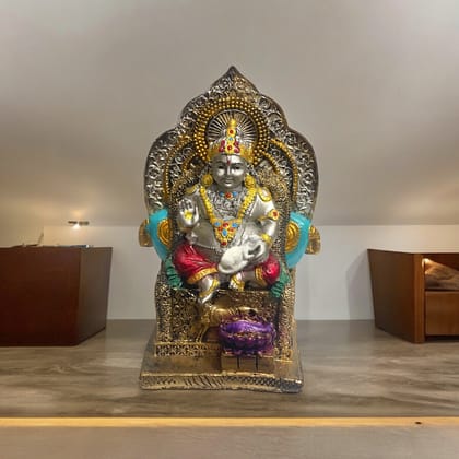 Lord Kuber Handmade Idol Best for Vastu Height 7 Inches
