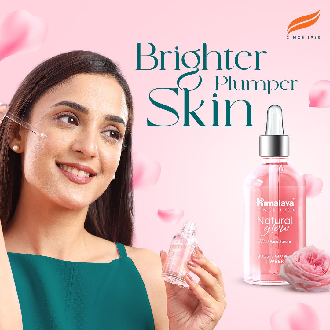 NATURAL GLOW ROSE FACE SERUM 30ML IND
