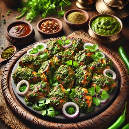 Chicken Green Tikka