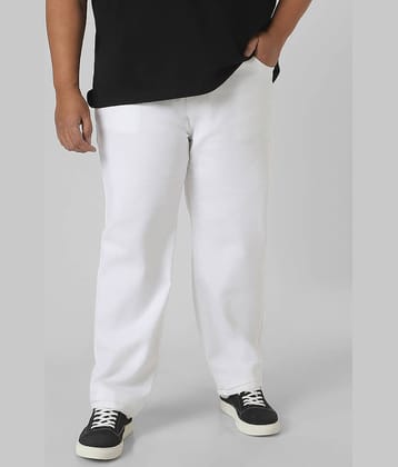 Urbano Plus Regular Fit Washed Men's Jeans - White ( Pack of 1 )