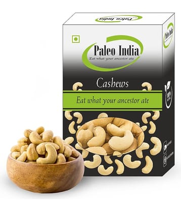 Paleo India Roasted and Salted Cashews 200gm Whole Kaju