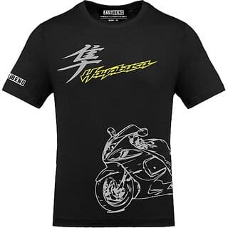 FastB Men Printed Round Neck Black T-Shirt