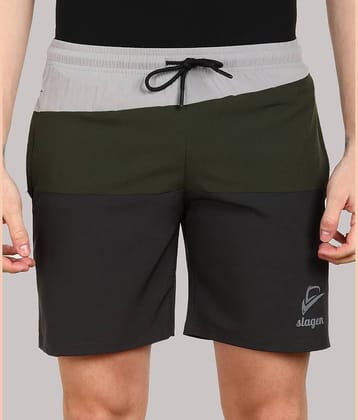 SLAGEN - Multicolor Polyester Men's Running Shorts ( Pack of 1 )