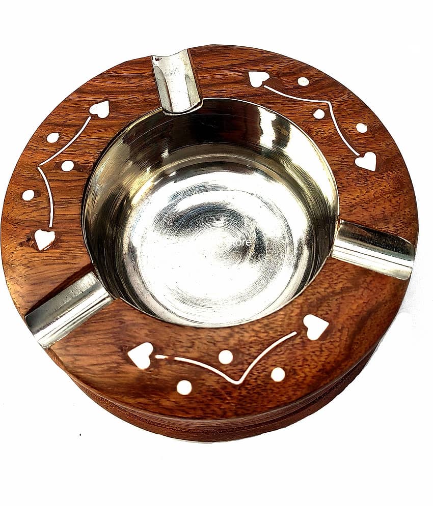 Wooden ash tray