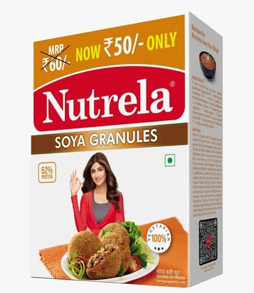 NUTRELA Soya Granules 200 G - Soya, Box