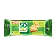 BRITANNIA 50-50 SWEET SALTY BISCUITS 62.8G
