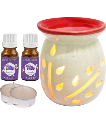 Peepalcomm Ceramic Aroma Oils & Diffusers Set - Pack of 5