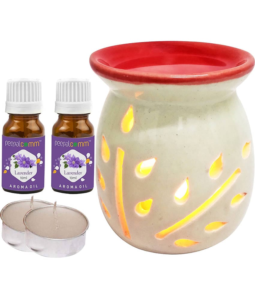 Peepalcomm Ceramic Aroma Oils & Diffusers Set - Pack of 5