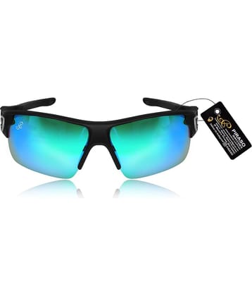 PIRASO Black Visor Sunglasses ( Pack of 1 )