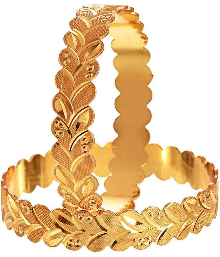 Jewar Mandi- Gold Bangle Set (Pack of 1)