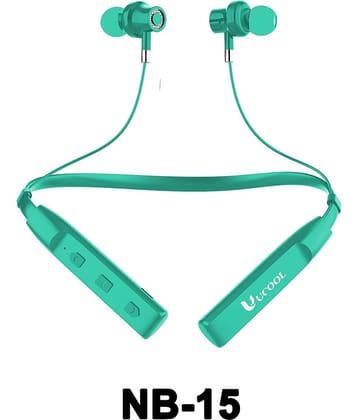60 Hour Green Playtime Bluetooth Wireless Neckband headphones Earphone Airdopes