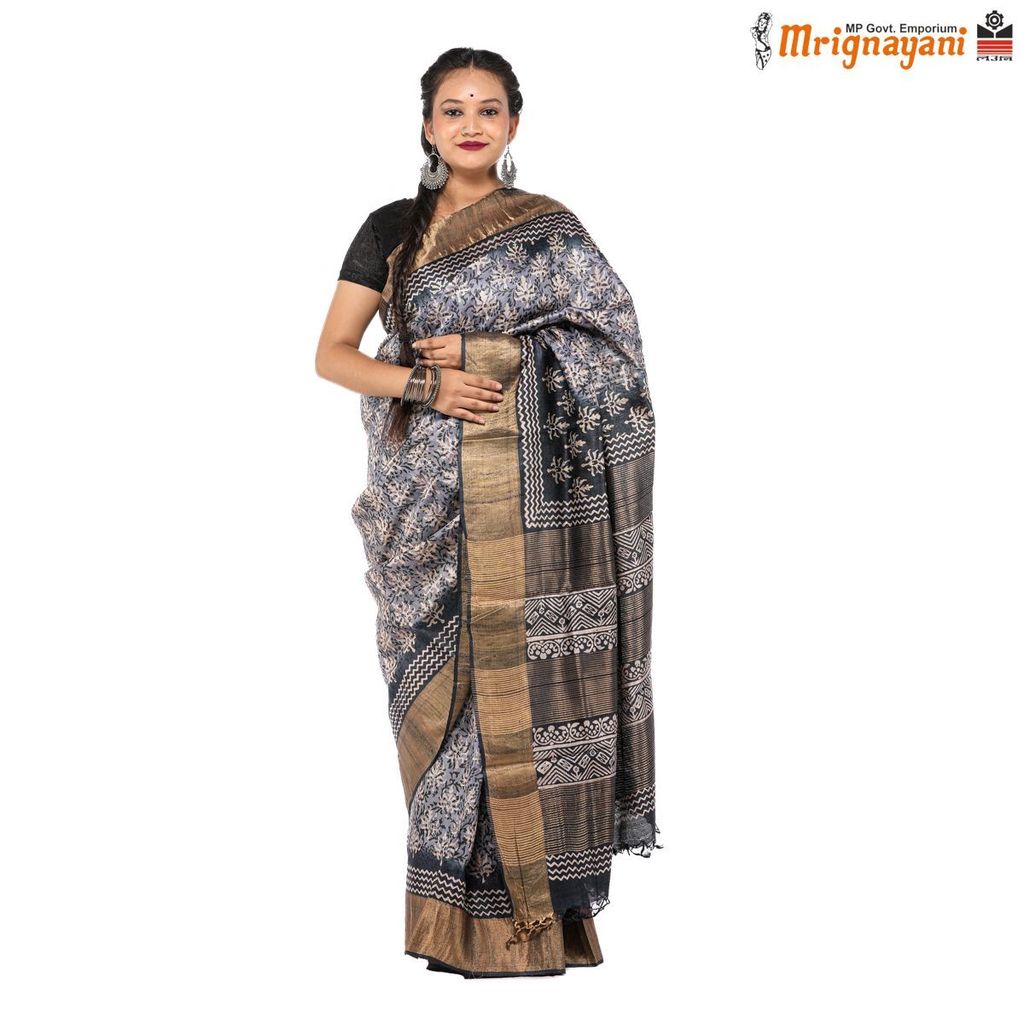 HANDLOOM KOSA SAREE WITH BLOUSE (SKU - 3H0201120622, SAREE - 1187) - Sarees | Buy online on ZillyBuy