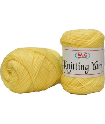 100% Acrylic Wool  Dark Cream 100 gms - Art-ABCC