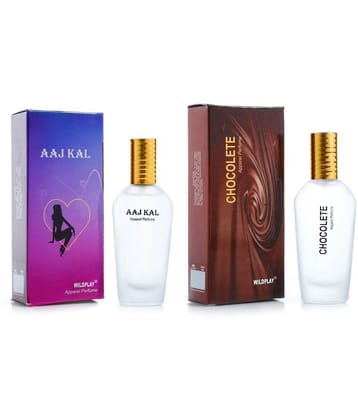 Chocolate Perfume 25ml 1pc. and Aajkal Perfume 25ml 1pc.
