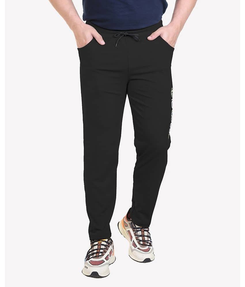 Bombay Velvet - Black Lycra Men's Trackpants ( Pack of 1 )