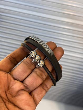 Skull Leather Bracelet