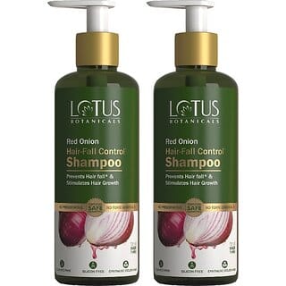 Lotus Botanicals Red Onion Hair-Fall Controlx Shampoo - 300Ml (600 Ml)