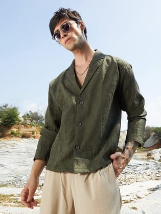 Wrinked Korean Oversized Shirt-S
