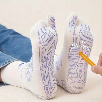 Acupressure Reflexology Socks With Pressure Point