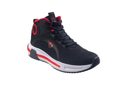 Campus Black / Red Gents Sports Shoe-Black/Red / 6