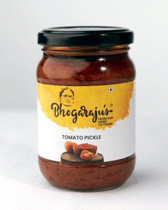 Bhogarajus Tomato Pickle - 300 grams (Food Grade Pouch)
