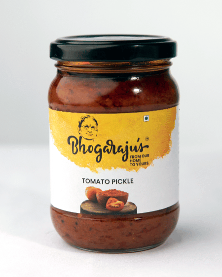 Bhogarajus Tomato Pickle - 300 grams (Food Grade Pouch)