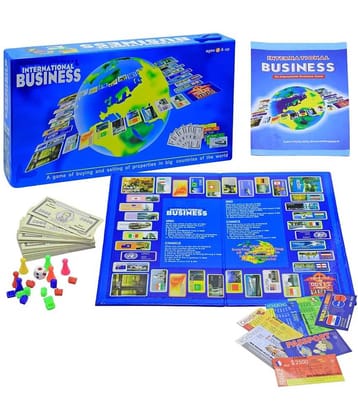 Toy Cloud International Business Family Board Game | Game of buying and selling Banking Mortaging |Players Required (Minimum: 2 players & Maximum: 6 Players)
