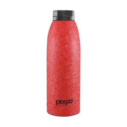 Pexpo 24 Hrs Hot & Cold Stainless Steel Vacuum Insulated ISI Certified Flask, 900 ml, Red | Thermosteel Flask | BPA-Free | Eco-Friendly | Leak Proof | Home | Travelling | Hiking | Gym