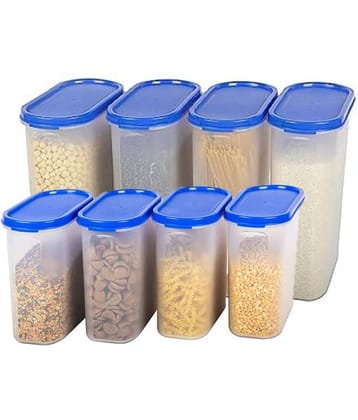 iview kitchenware Plastic Multi-Purpose Food Container, 1000ml x 4U, 2000ml x 4U (8U)