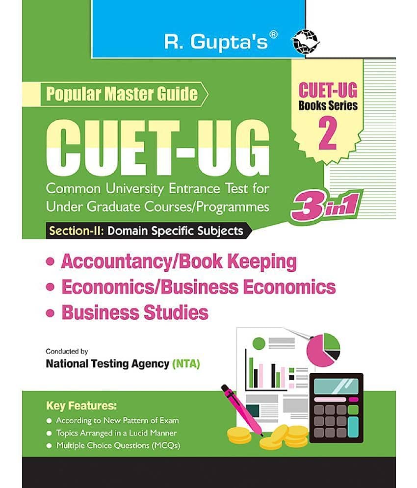 CUET-UG : Section-II (Domain Specific Subjects : Accountancy/Book Keeping, Economics/Business Economics, Business Studies) Entrance Test Series-2