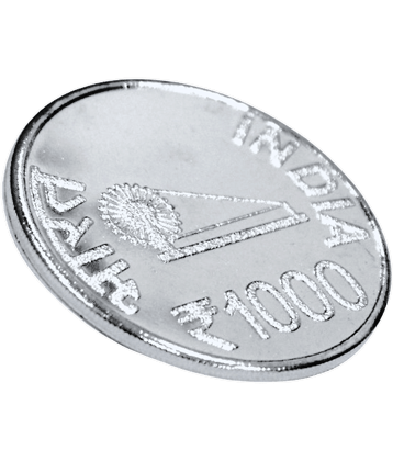 newWay - Old Condition 1000 Rupees Silverplated 1 Numismatic Coins