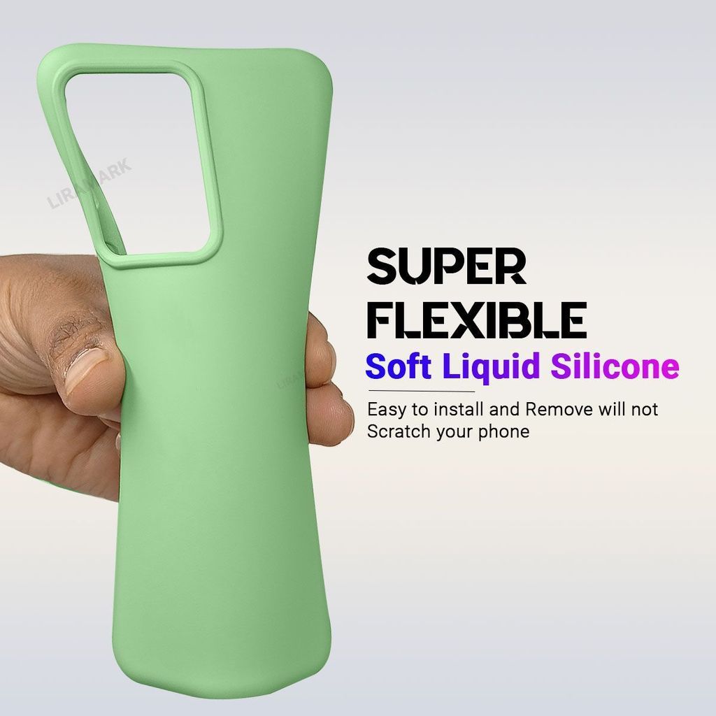 LIRAMARK Liquid Silicone Soft Back Cover Case for OnePlus Nord CE 2 5G / 1+Nord CE 2 5G