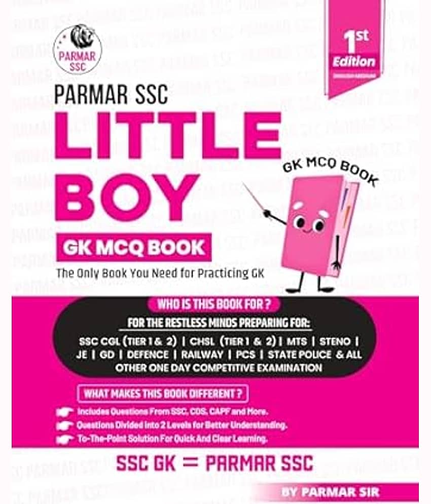 Parmar SSC Little Boy | GK MCQ Book For Practicing GK | English Medium | 1st Edition, 2025 , Paperback – 2 June 2025