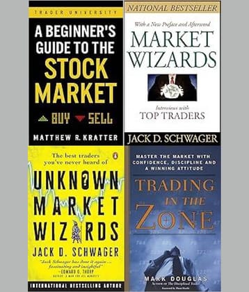 A Beginner's Guide to the Stock Market + Unknown Market Wizards + Market Wizards: Interviews with Top Traders  + Trading in the Zone