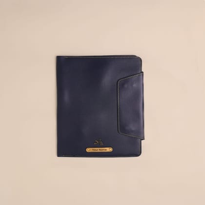 Personalised Office Folder in Navy Blue