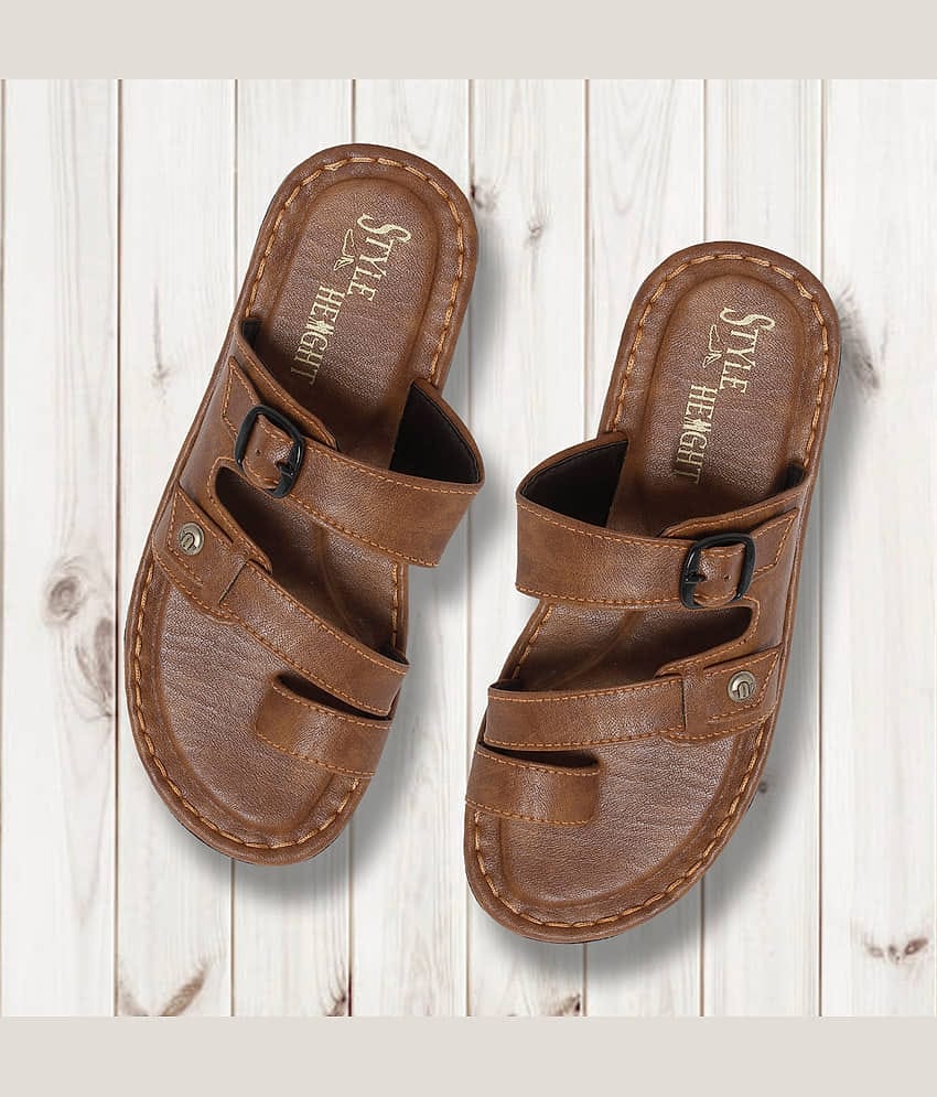 Style Height Brown Thong Flip Flop