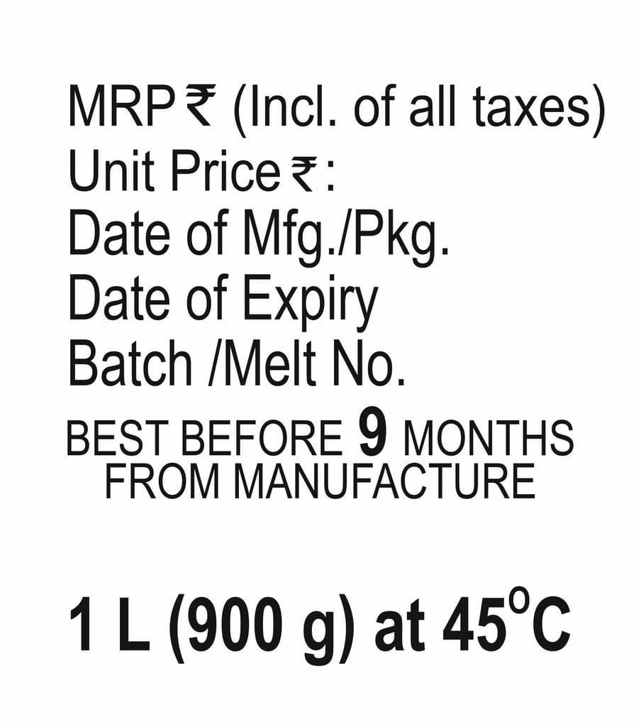 VERKA GHEE MONOCARTON 1 LITRE