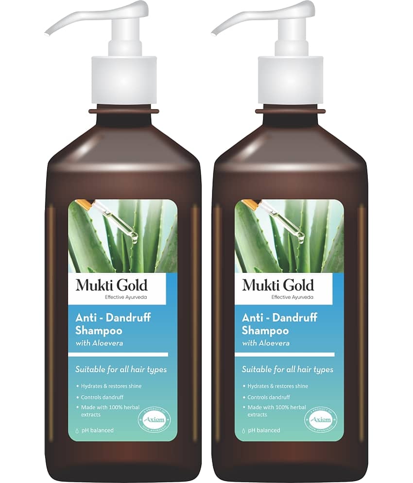 Mukti Gold Anti Dandruff Shampoo 400ml ( Pack of 2 )