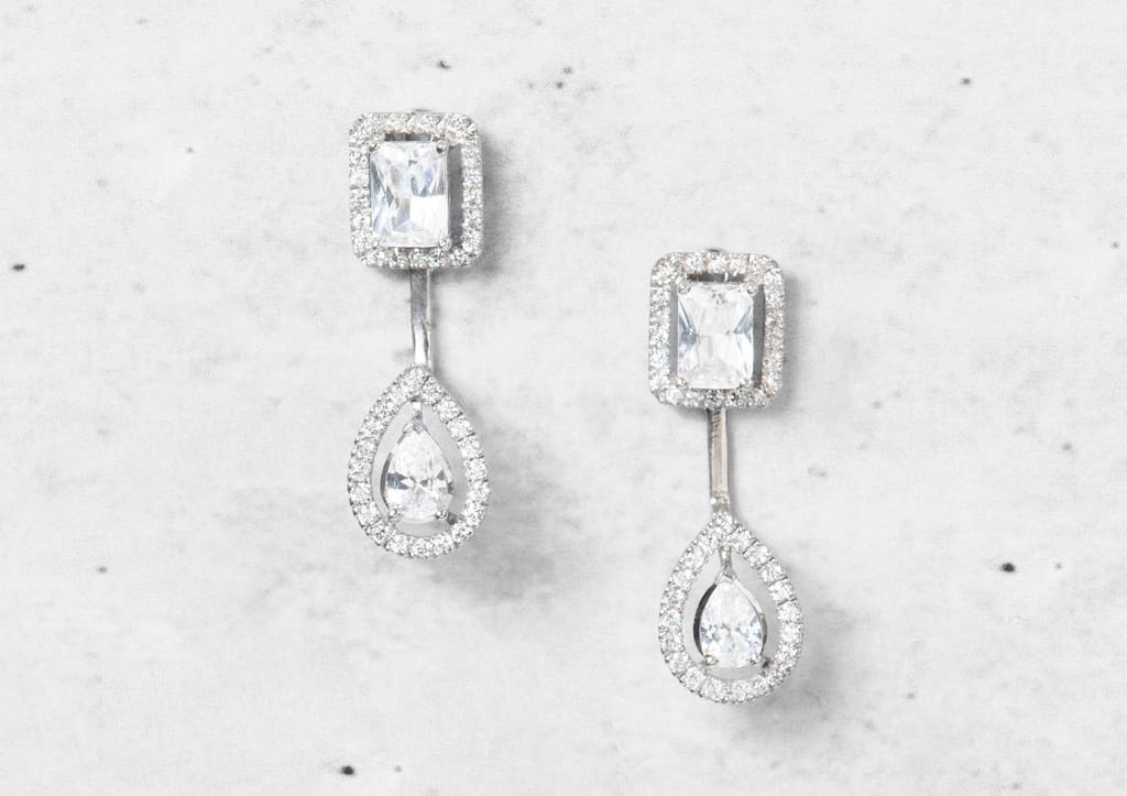 Twin Amore Solitaire Earrings
