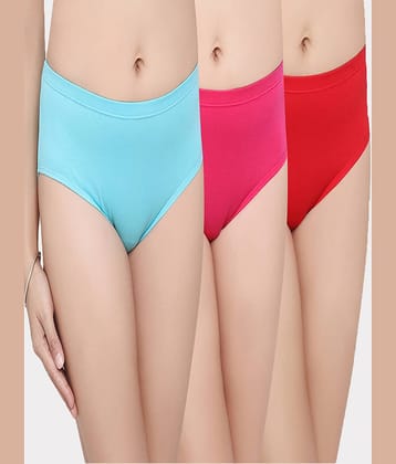 IN CARE LINGERIE Pack of 3 Blended Solid Women's Hipster ( Multicolor )