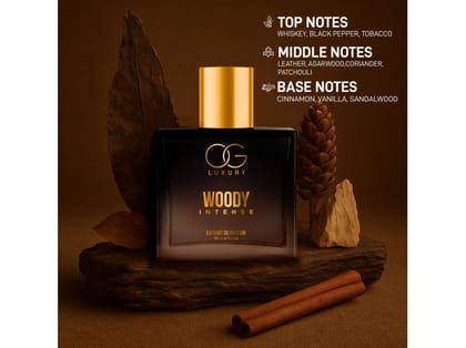 OG Luxury India's Strongest Woody Intense Extrait De Parfum for men, Premium & Long-Lasting Scent, luxury perfume for Special Occasions & Gifting - 100ML OG Luxury India's Strongest Woody Intense Extrait De Parfum for men, Premium & Long-Lasting Scent, luxury perfume for Special Occasions & Gifting - 100ML
