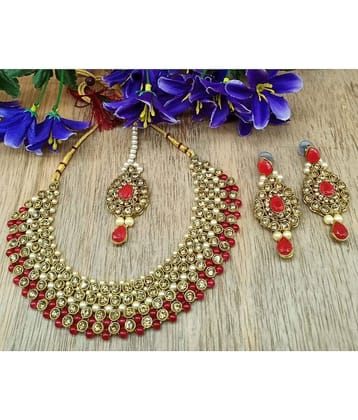 Padmavati Bangles Black Alloy Necklace Set ( Pack of 1 ) Padmavati Bangles Black Alloy Necklace Set ( Pack of 1 )