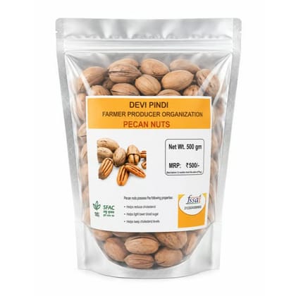 Pecan Nuts - 500 gm - 500 gm - One stand-up pouch