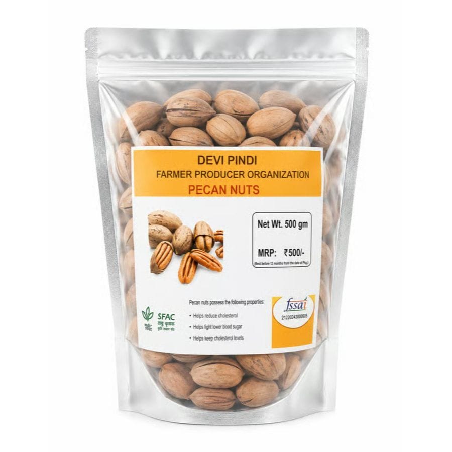 Pecan Nuts - 500 gm - 500 gm - One stand-up pouch