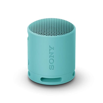 Sony SRS-XB100 Portable Bluetooth Speaker, Extra Bass, IP67 Waterproof & Dustproof, 16 Hr Battery, Hands-Free Calling, Strap Blue Sony SRS-XB100 Portable Bluetooth Speaker, Extra Bass, IP67 Waterproof & Dustproof, 16 Hr Battery, Hands-Free Calling, Strap Blue