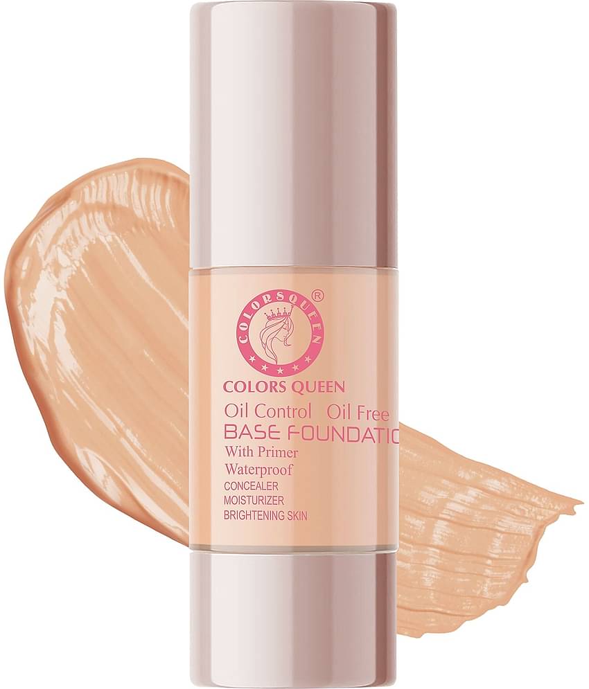 Colors Queen Oil Control Base Foundation Waterproof and Long lasting 30g (Shade - 101)