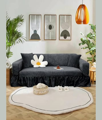 Cortina 2 Seater Polyester Sofa Cover ( Pack of 1 )
